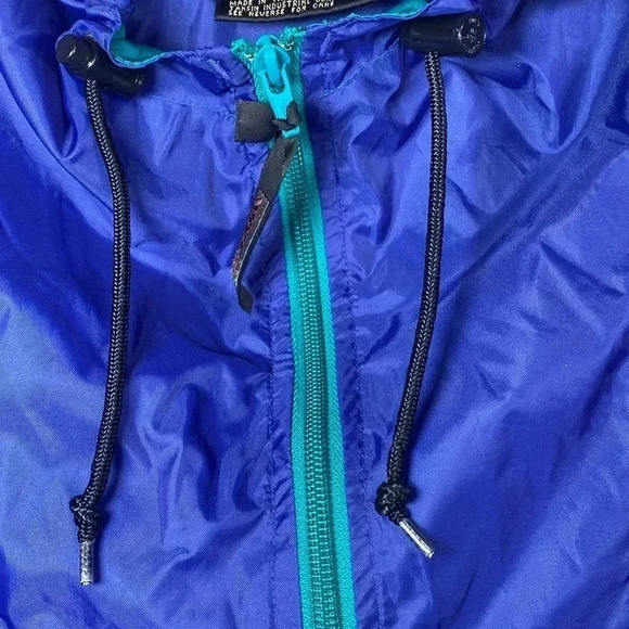 Red Ledge Wind Breaker Lightweight Blue Cyan Nylon Large - Picture 4 of 7
